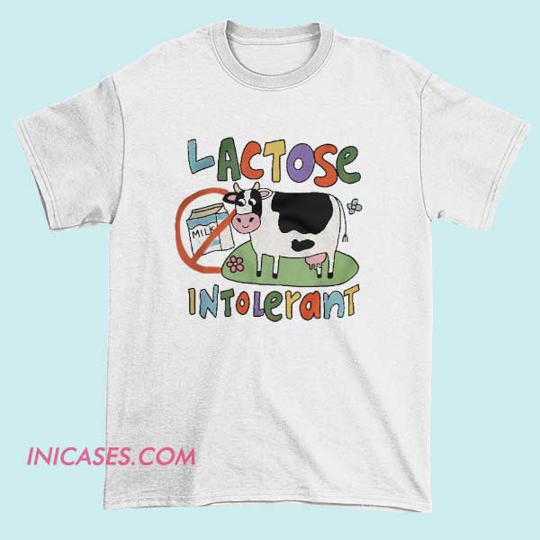 Funny Meme No Milk Lactose Intolerant Shirt Funny No Milk lactose intolerant meme T shirt featuring humorous dairy free message, lactose intolerance joke design, food allergy humor, minimalist typography, vegan friendly lifestyle, and casual streetwear apparel