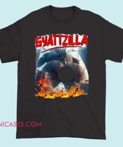 Parody Gyattzilla monster meme shirt featuring a funny viral design inspired by internet humor, oversized monster parody graphic tee, casual cotton t-shirt for meme lovers and streetwear fans