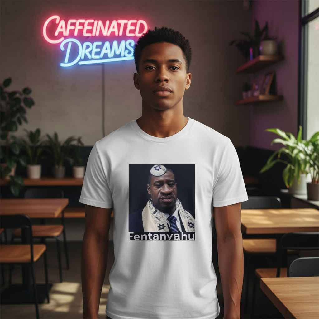 Portrait Graphic Jamin Fentanyahu Shirt Portrait graphic t-shirt featuring a stylized illustration of Jamin Fentanyahu in a satirical art style, designed for parody fashion fans, political humor lovers, and bold graphic tee collectors.