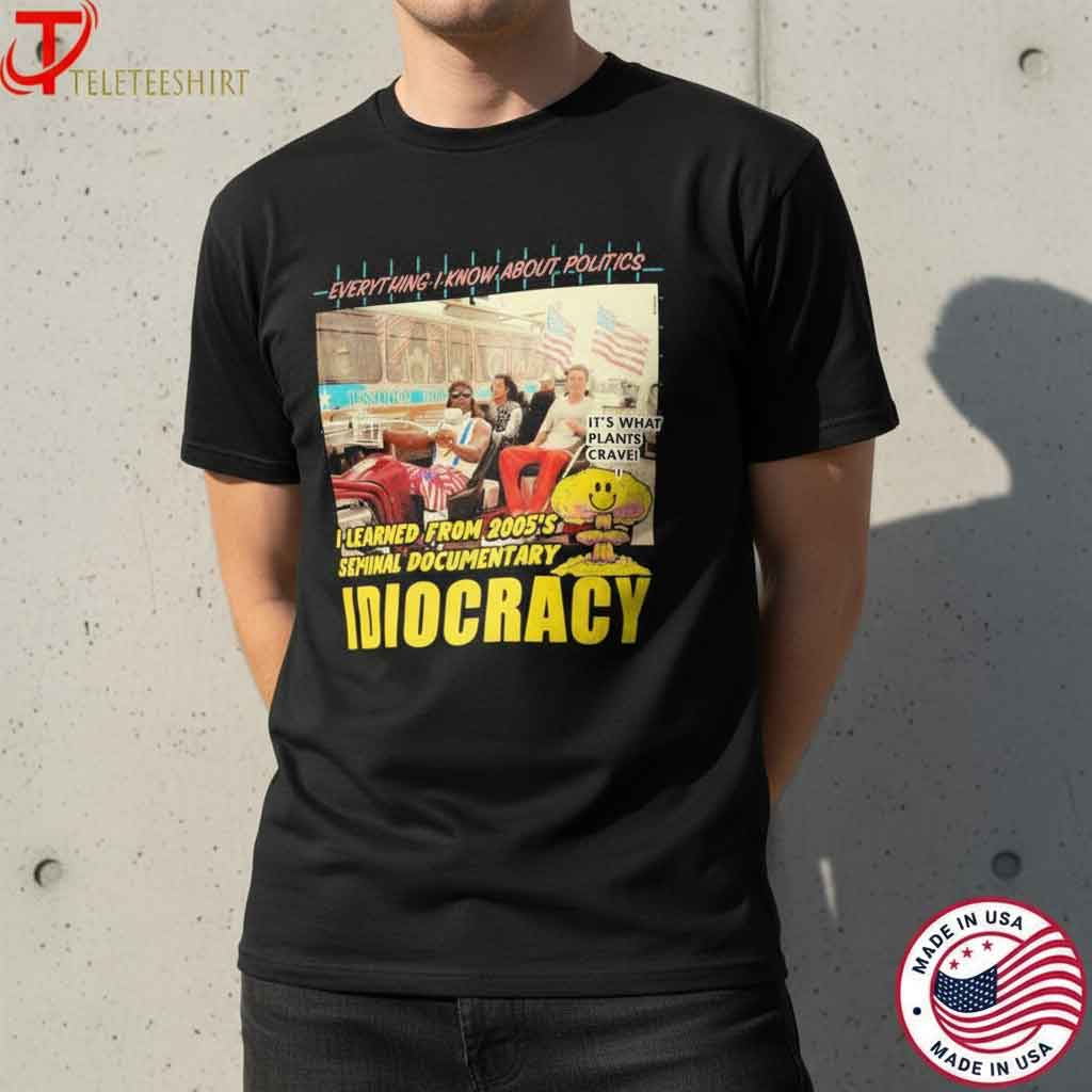 Portrait Seminal Documentary Idiocracyt Shirt Portrait Seminal Documentary Idiocracyt Shirt - Image 3