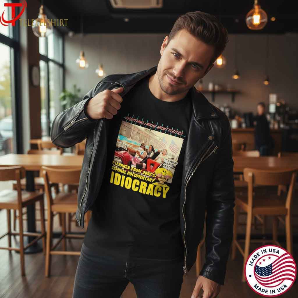 Portrait Seminal Documentary Idiocracyt Shirt Portrait Seminal Documentary Idiocracyt Shirt - Image 4