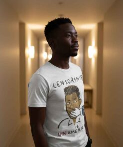 Vtg Cartoon Censorship Is Unamerican Shirt