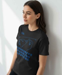 Funny Dismissive Wanking Gesture ASL for Beginners shirt featuring a sarcastic American Sign Language hand gesture design, perfect for ASL students, sign language humor fans, casual streetwear, and expressive graphic tees.