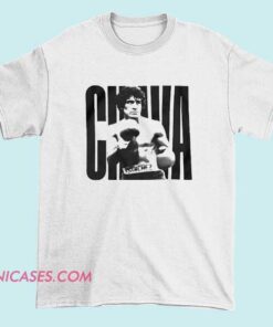 Vintage boxing style Salvador Sanchez t shirt featuring classic fight graphic, legendary Mexican boxer apparel, retro boxing tee for fight fans, old school sports streetwear design
