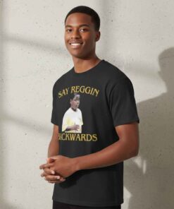 Vintage portrait child wordplay meme shirt featuring a retro-style child illustration with ironic backwards phrase humor, designed for meme culture fans, edgy graphic tee collectors, and vintage aesthetic streetwear lovers.