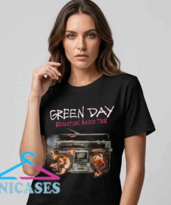 Green Day Revolution Radio Tour Boombox Shirt