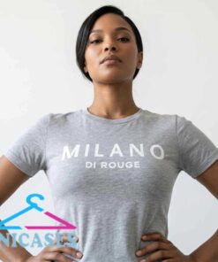 Milano Di Rouge Spell Out Logo Tee Shirt Milano Di Rouge Spell Out Logo Tee Shirt