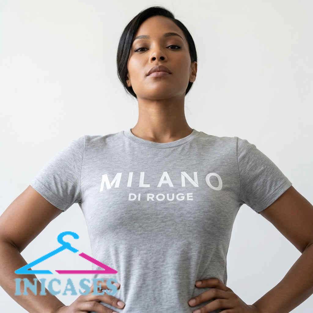 Milano Di Rouge Spell Out Logo Tee Shirt Milano Di Rouge Spell Out Logo Tee Shirt - Image 4