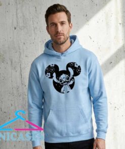Stitch Hawaiian Hibiscus Mickey Ear Design Hoodie