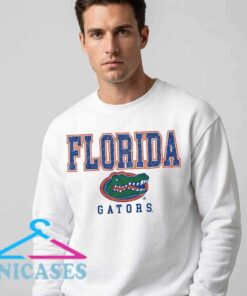 Florida Gators vintage style guide sweatshirt, black cotton graphic shirt, retro collegiate sports inspired design, unisex short sleeve style, sizes S to 2XL, Inicases apparel