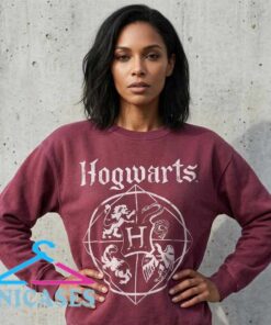 Hogwarts Crest Maroon Sweatshirt