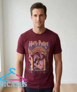 Vintage Harry Potter Sorcerer's Stone Maroon Graphic T-Shirt Vintage Harry Potter Sorcerer's Stone Maroon Graphic T-Shirt