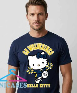 Michigan Wolverines Hello Kitty Cheer Shirt