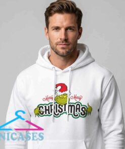 Christmas Holiday Grinchmas Vector Graphic Sweatshirt featuring festive holiday artwork on soft cotton apparel, winter graphic clothing, Christmas fashion, seasonal casual wear.