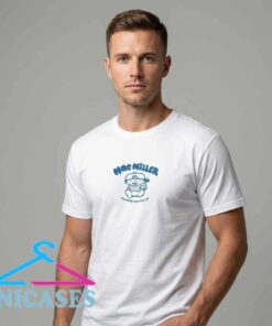 Swimming Mac Miller Vintage Graphic T Shirt featuring retro music inspired artwork on soft cotton fabric, hip hop streetwear, nostalgic graphic tee, casual everyday fashion.