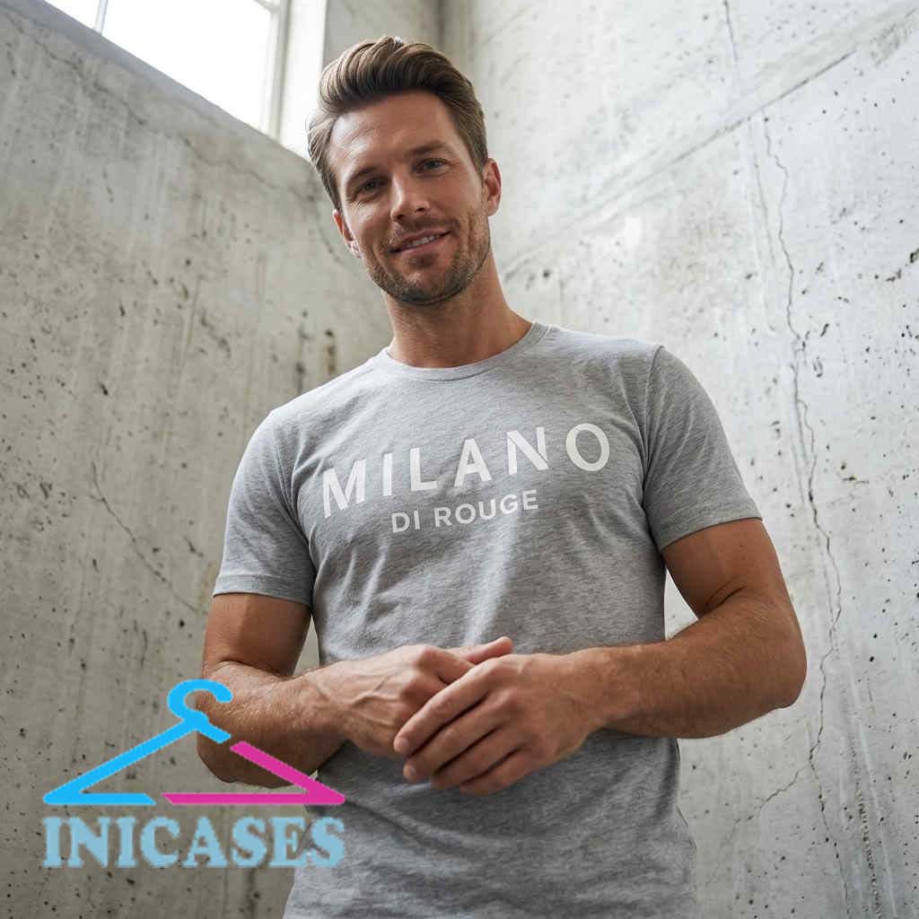 Milano Di Rouge Spell Out Logo Tee Shirt Milano Di Rouge Spell Out Logo Tee Shirt - Image 2