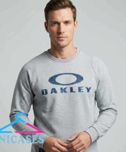 Vintage Oakley Light Blue Graphic Sweatshirt