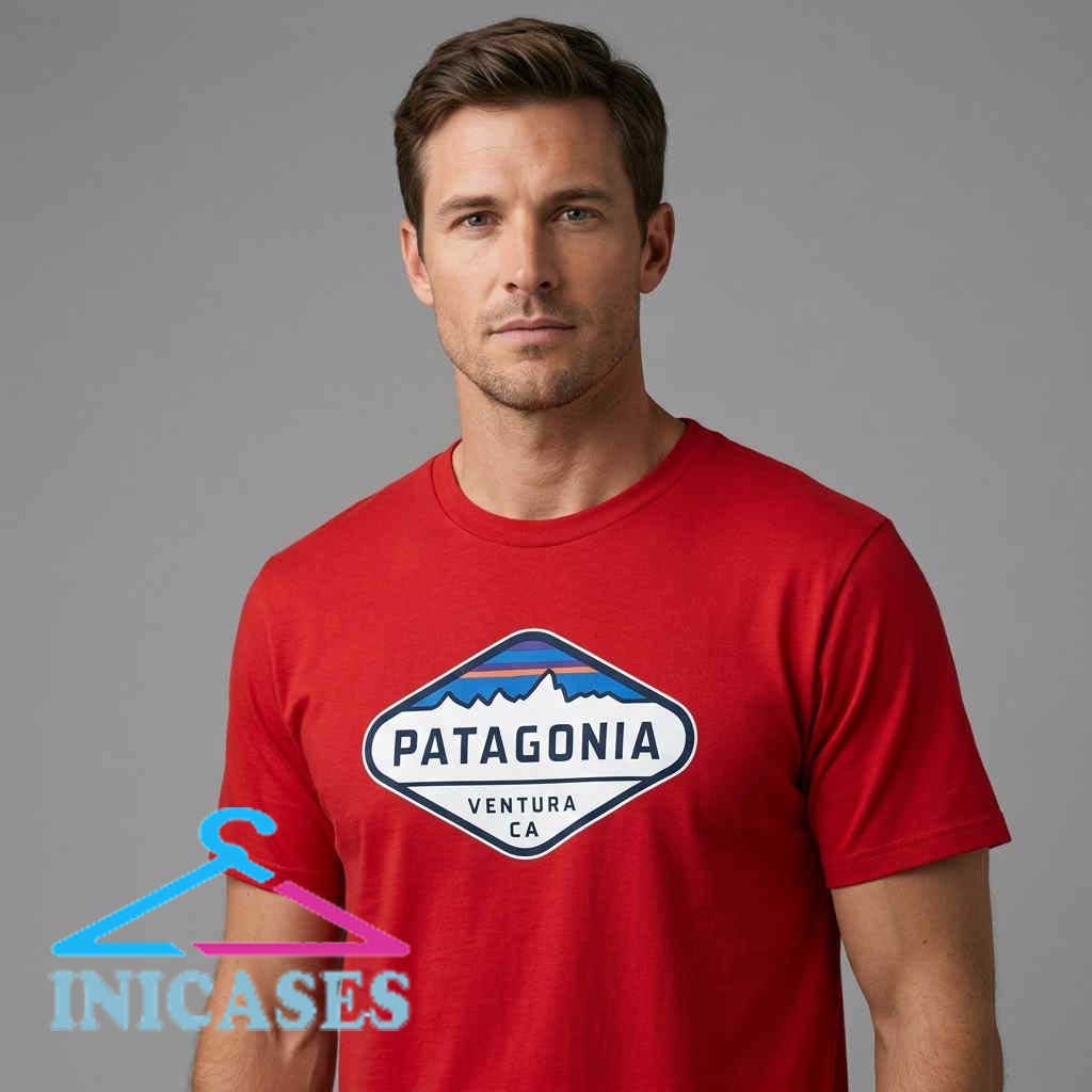 Patagonia Ventura CA Graphic Tee Patagonia Ventura CA Vintage Graphic T Shirt featuring California coastal inspired artwork on soft cotton fabric, outdoor lifestyle apparel, retro graphic tee, casual everyday fashion.