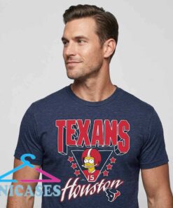 Bart Simpson Houston Texans Vintage Graphic Shirt