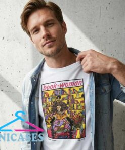 Vintage Book Woman Aesthetic Illustrated Tee Shirt Vintage Book Woman Aesthetic Illustrated Tee Shirt