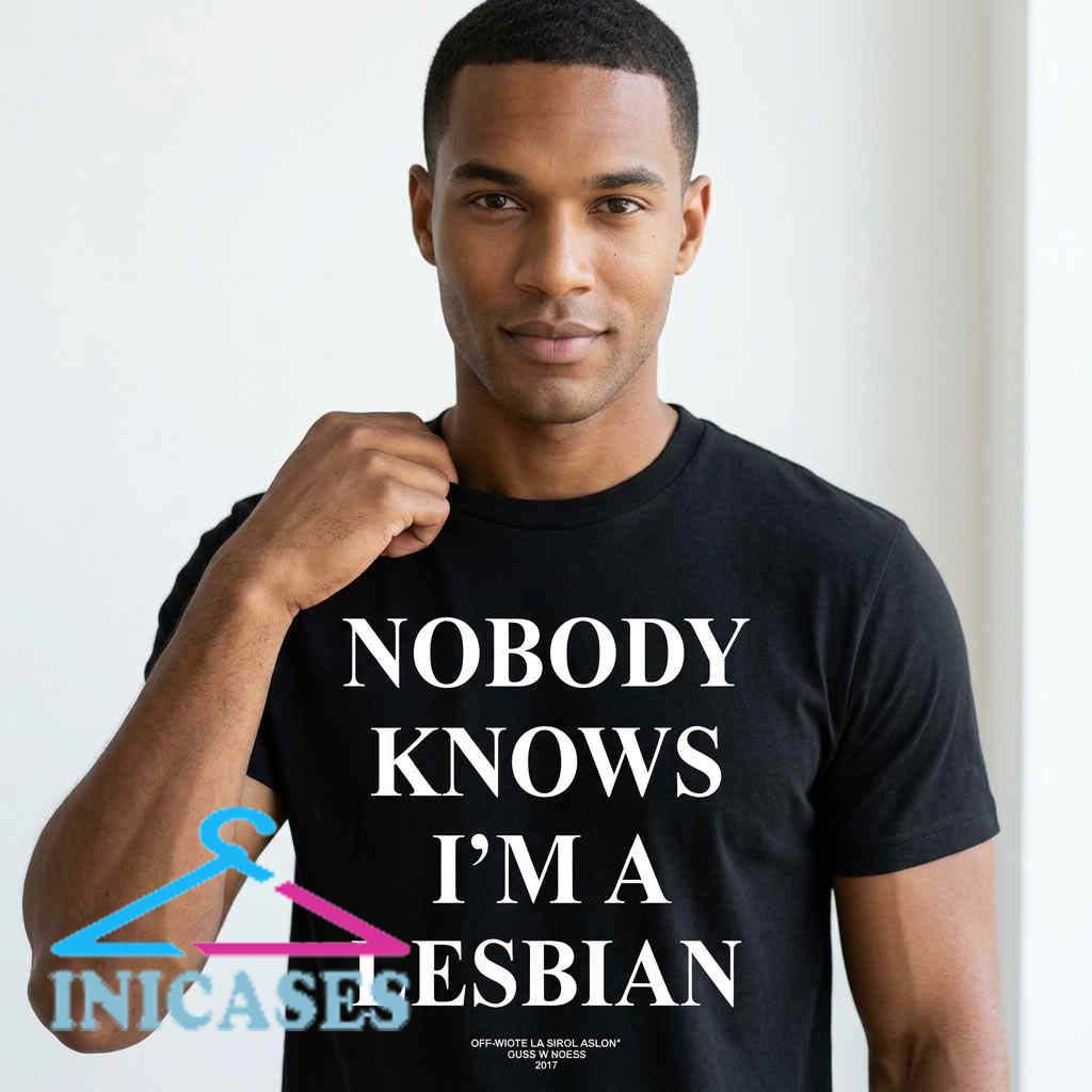 Vintage-Style Nobody Knows I'm a Lesbian Pride Tee Vintage-Style Nobody Knows I'm a Lesbian Pride Tee - Image 3