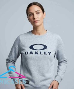 Vintage Oakley Light Blue Graphic Sweatshirt