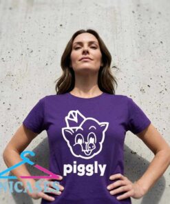 Piggly Wiggly Purple T-Shirt Front and Back View