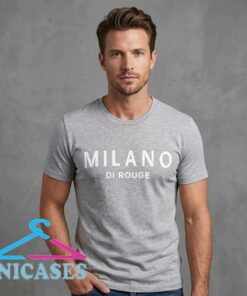 Milano Di Rouge Spell Out Logo Tee Shirt Milano Di Rouge Spell Out Logo Tee Shirt