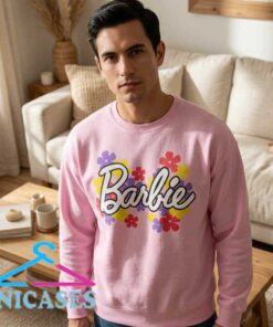Y2K Style Barbie Floral Logo Sweatshirt Y2K Style Barbie Floral Logo Sweatshirt