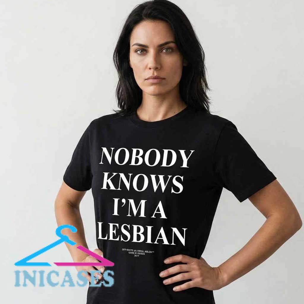 Vintage-Style Nobody Knows I'm a Lesbian Pride Tee Vintage-Style Nobody Knows I'm a Lesbian Pride Tee - Image 4