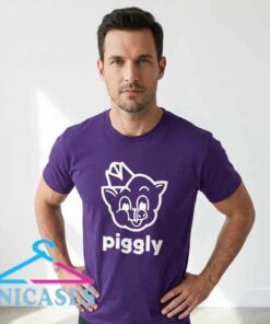 Piggly Wiggly Purple T-Shirt Front and Back View