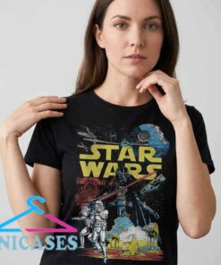 Retro Star Wars Galactic Battle Graphic Tee