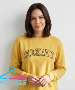 Yellow Fanjoy Clickbait Sweatshirt Style