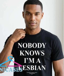 Vintage-Style Nobody Knows I'm a Lesbian Pride Tee