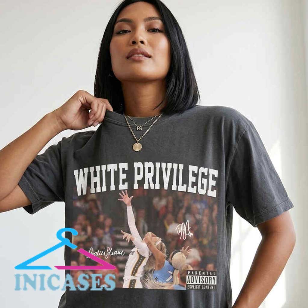 White Privilege WNBA Vintage Tee Shirt White Privilege WNBA Vintage Tee Shirt - Image 2