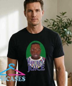 Beetlejuice Howard Stern Show meme shirt, funny pop culture graphic tee, comedy fan apparel, cotton short sleeve shirt for casual streetwear outfits