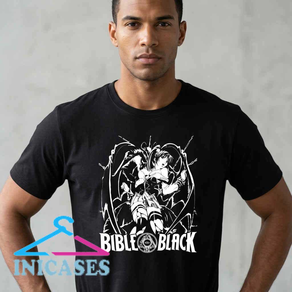 Bible Black Reika Kitami Graphic T-Shirt Design Reika Kitami Bible Black anime graphic T-shirt featuring Japanese pop culture character artwork, cotton short sleeve tee for anime fans and expressive streetwear style
