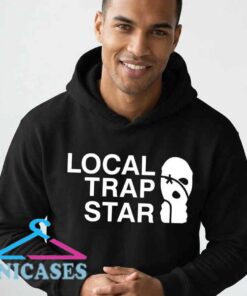 Local Trap Star Black Balaclava Hoodie