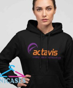 Black Hoodie with Orange Actavis Logo Hoodie