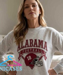Vintage Alabama Football Ash Grey Crewneck Sweatshirt