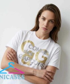 CDG Archive Two White Cotton T-Shirt CDG Archive Two White Cotton T-Shirt