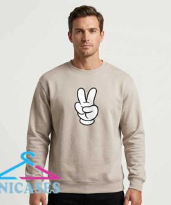 Mickey Mouse Peace Sweatshirt Mickey Mouse Peace Sweatshirt