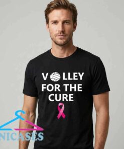 Pink Ribbon Volleyball Awareness Tee Pink Ribbon Volleyball Awareness Tee