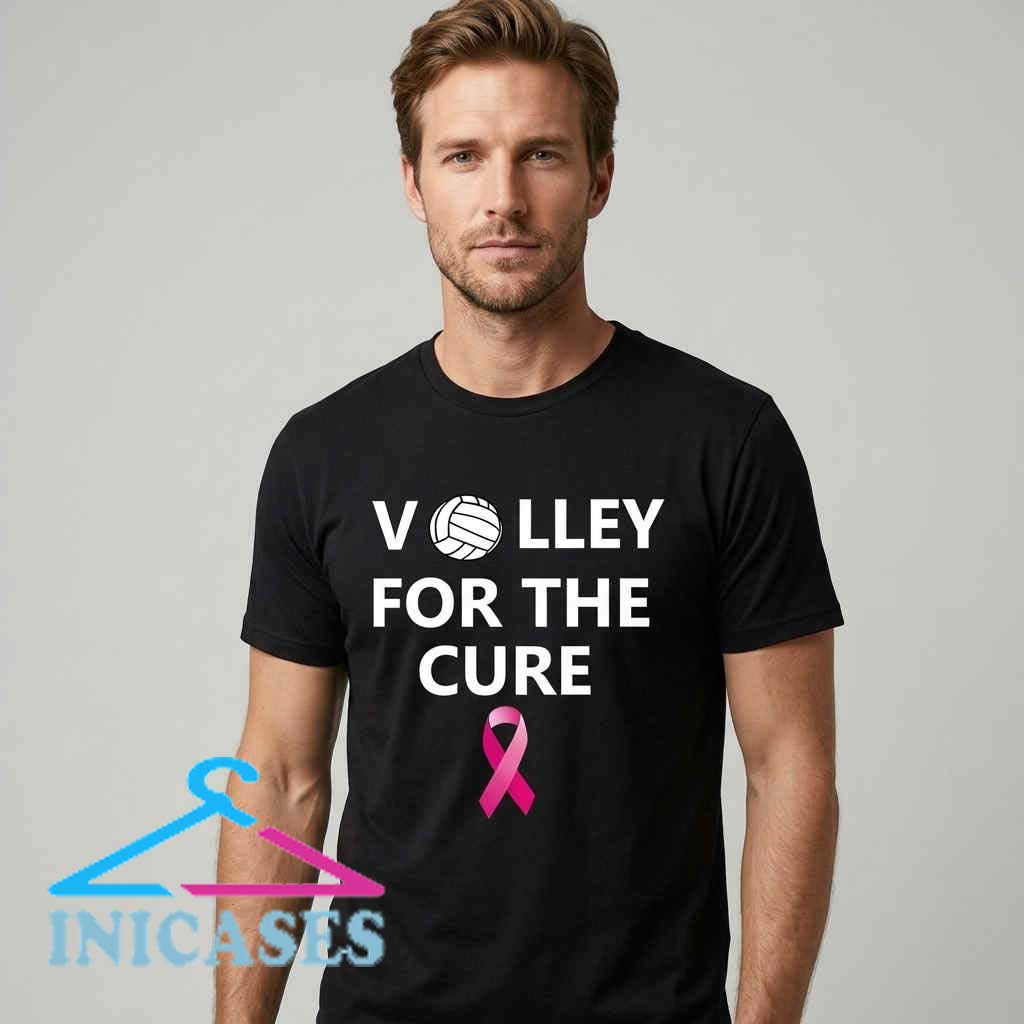 Pink Ribbon Volleyball Awareness Tee Pink Ribbon Volleyball Awareness Tee - Image 2