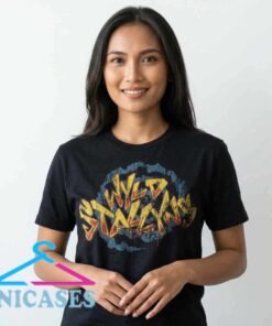 Alternative view of Vintage Wyld Stallyns Logo Black T-Shirt
