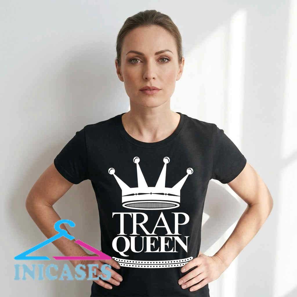 Women's Trap Queen Crown T-Shirt Women's Trap Queen Crown T-Shirt - Image 2