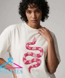 Camo Snake Art And Rose Pink Inspired Shirt Camo Snake Art And Rose Pink Inspired Shirt