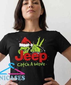 Grinch Jeep Catch a Wave Christmas Shirt