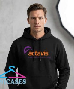 Black Hoodie with Orange Actavis Logo Hoodie