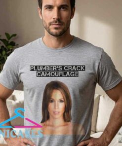 Alternative view of Funny Plumber's Crack Camouflage T-Shirt